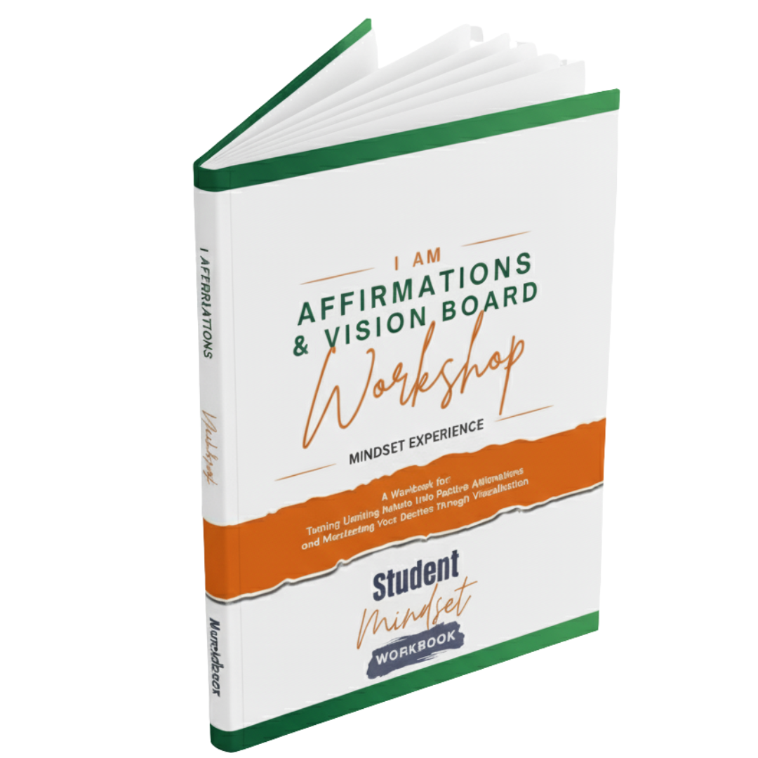 I Am Affirmations & Vision Board Workshop Student Workbook